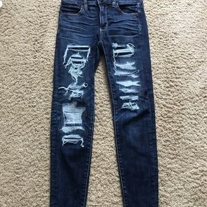 American Eagle ripped jeans
